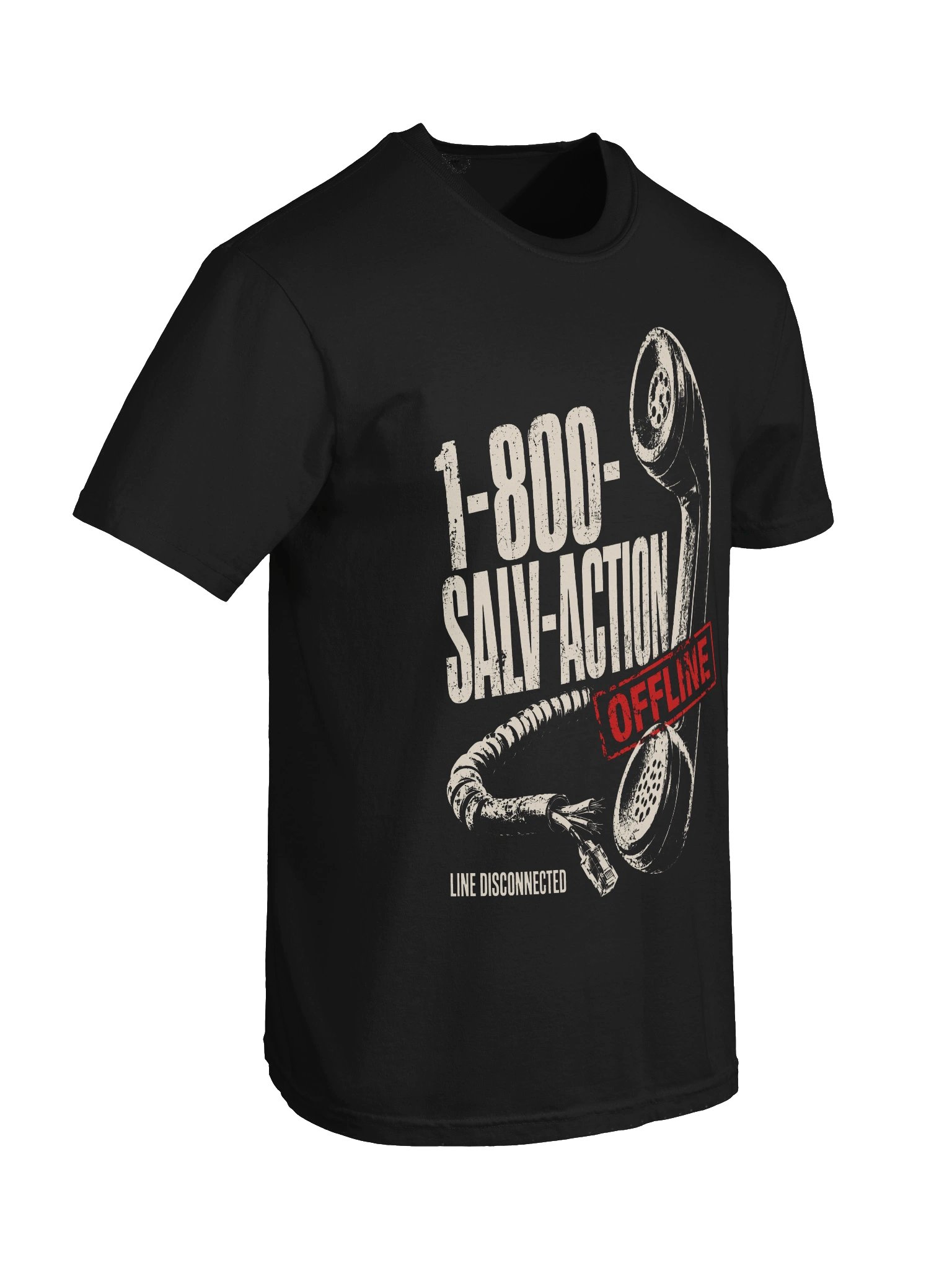 Offline Retro Phone | Heavyweight Graphic Tee product image (6)