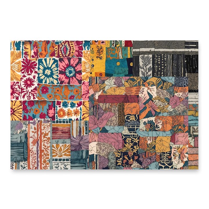Edward Martin Mixed Media Collage Sheets No.778-Set of 3 Different Papers product image (2)