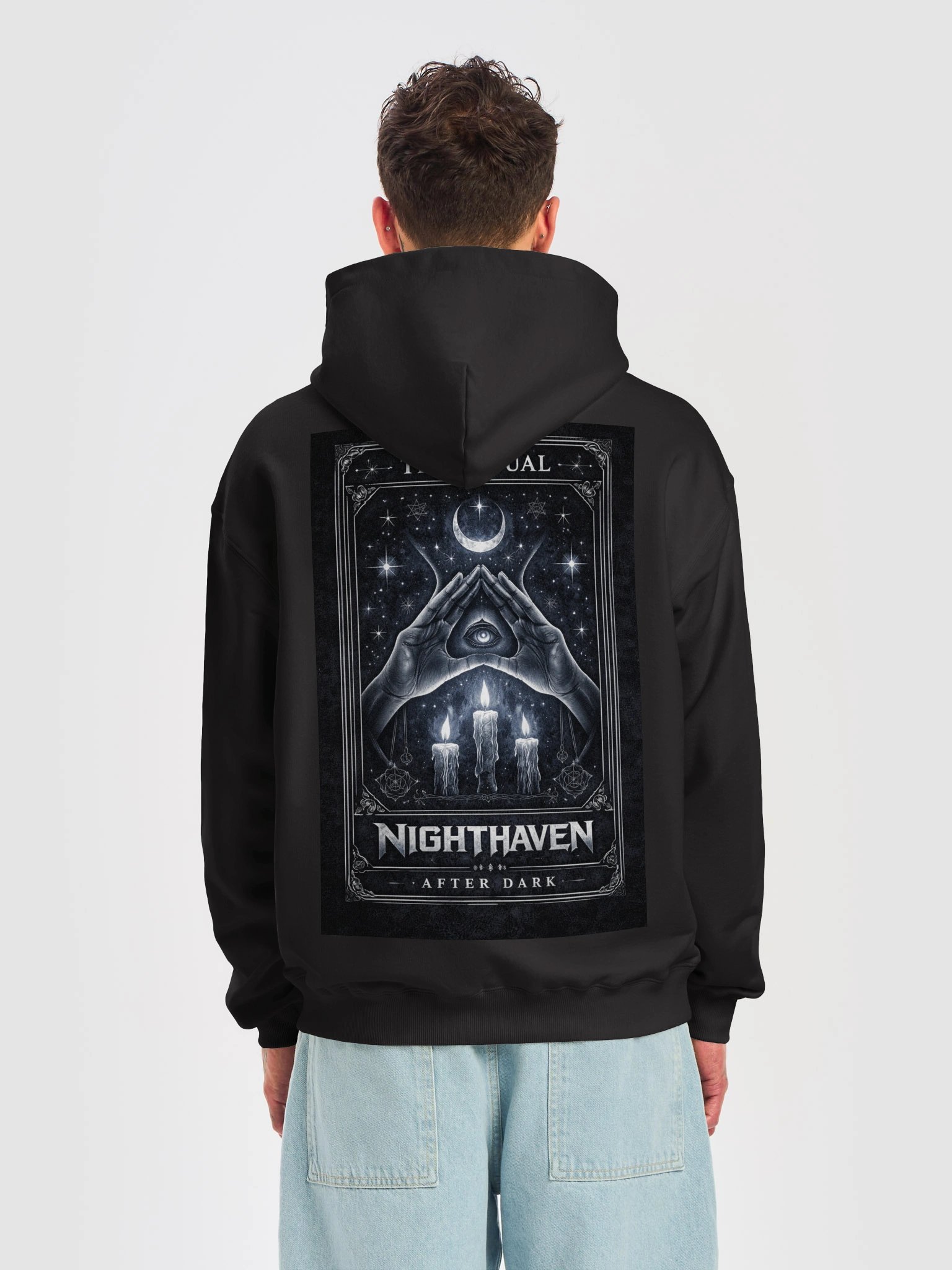 Night Haven Gothic Raven Hoodie product image (6)