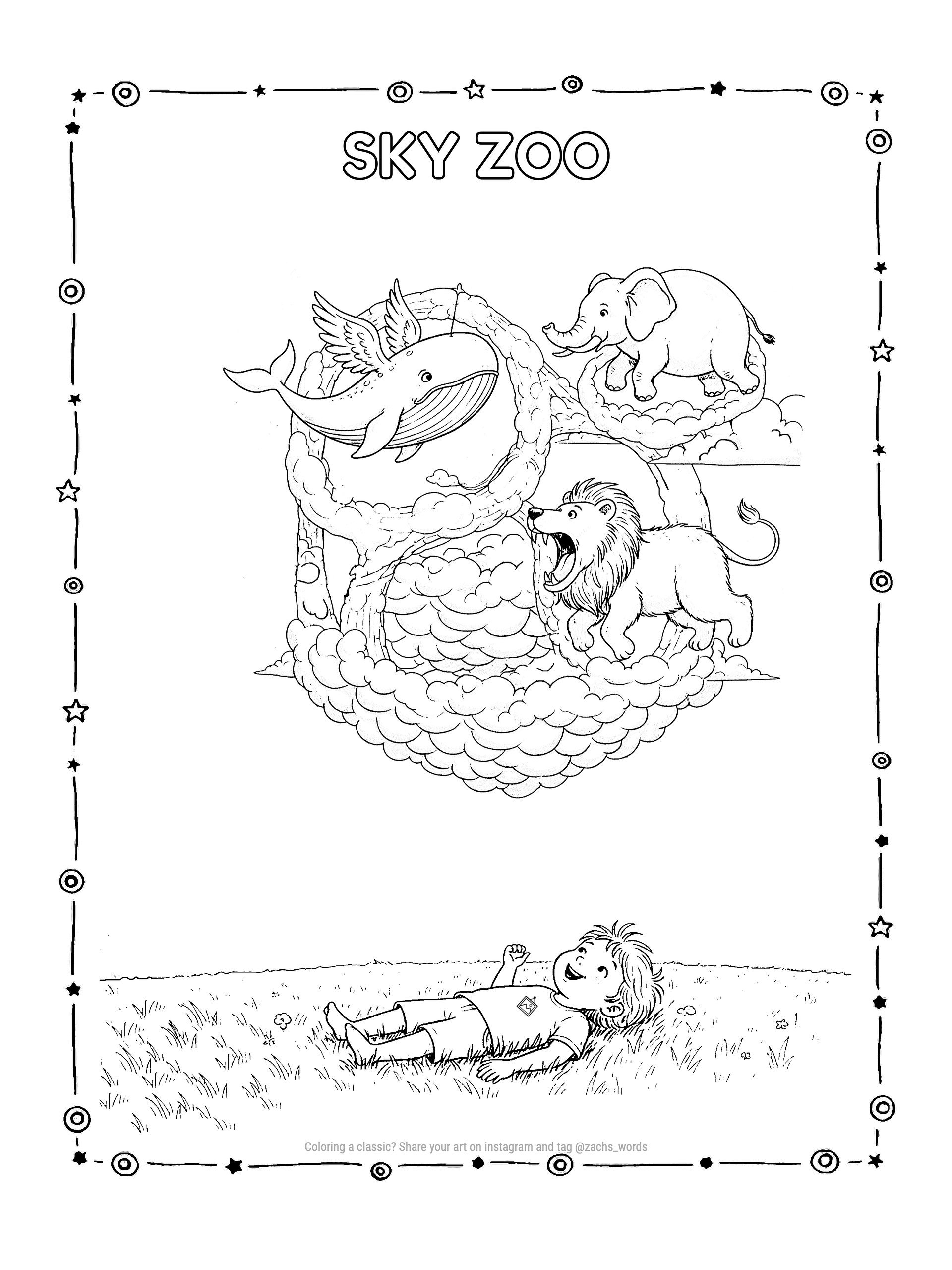 My Silly World: The Print at Home Digital Coloring Book product image (2)