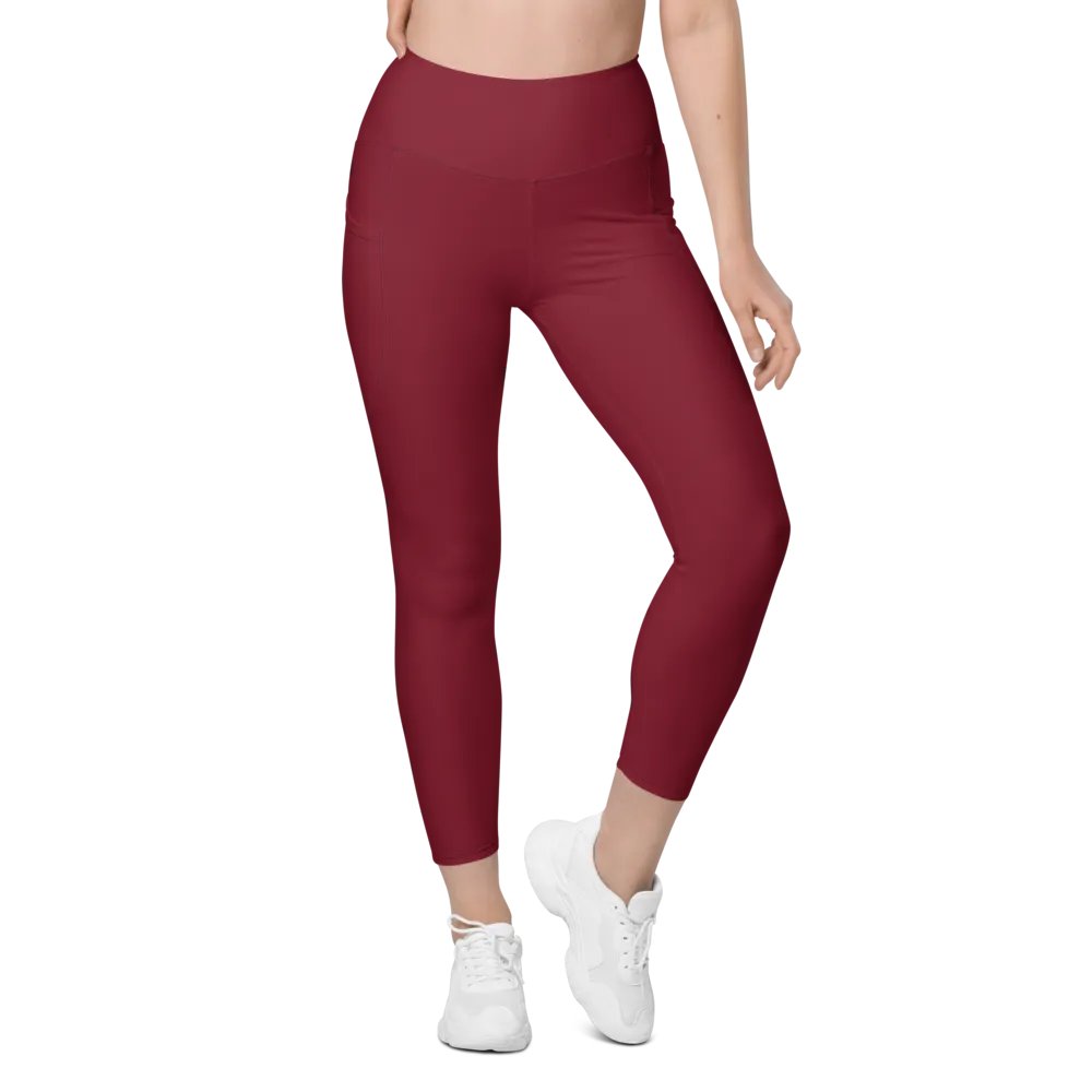 Burgundy Serenity Leggings product image (1)