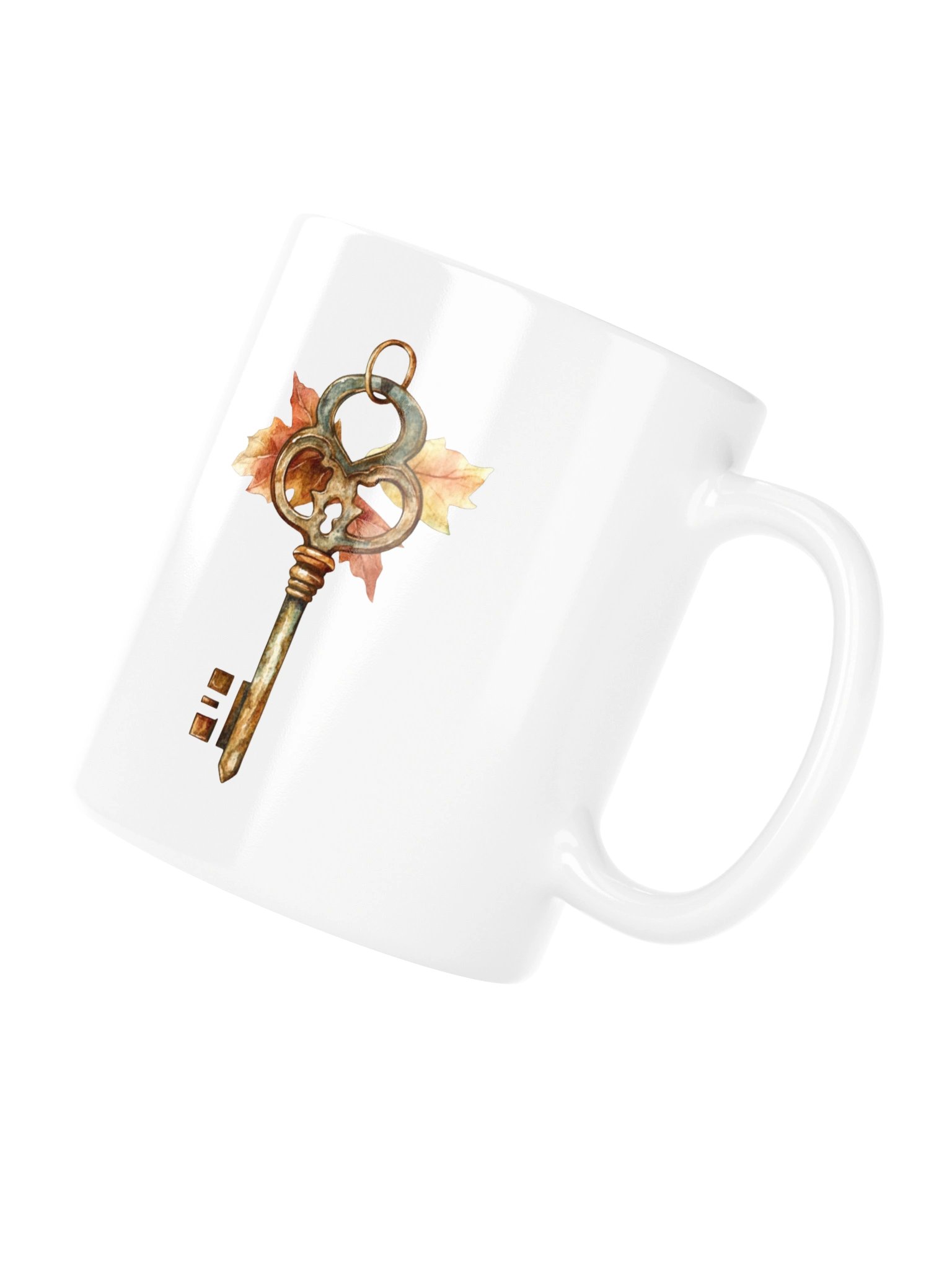 Antique Brass Key Mug — The Quiet Parlor Collection product image (5)