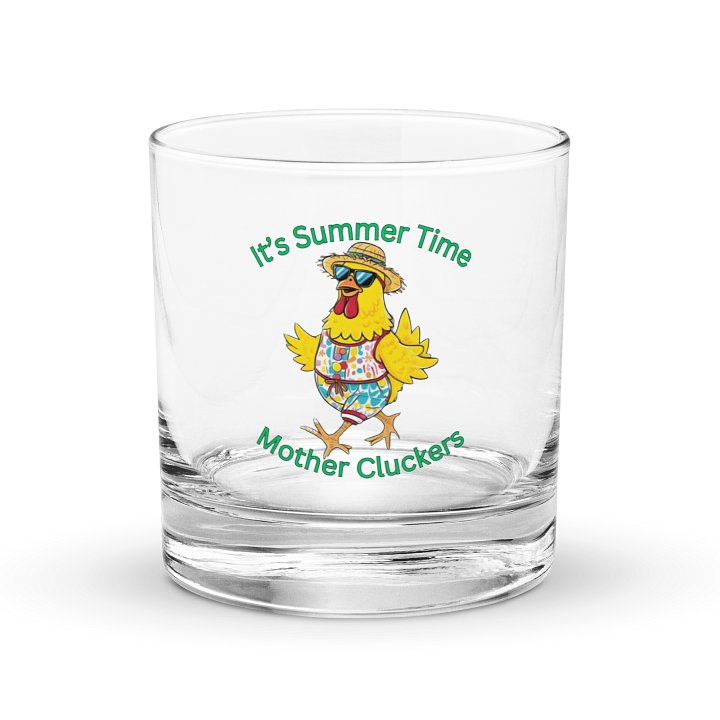 Summer Clucker Rocks Glass product image (1)