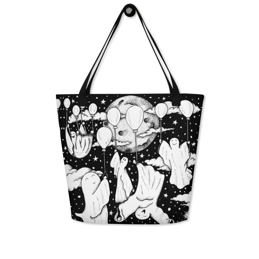 Floaty Ghosty, Night Sky Tote Bag product image (5)