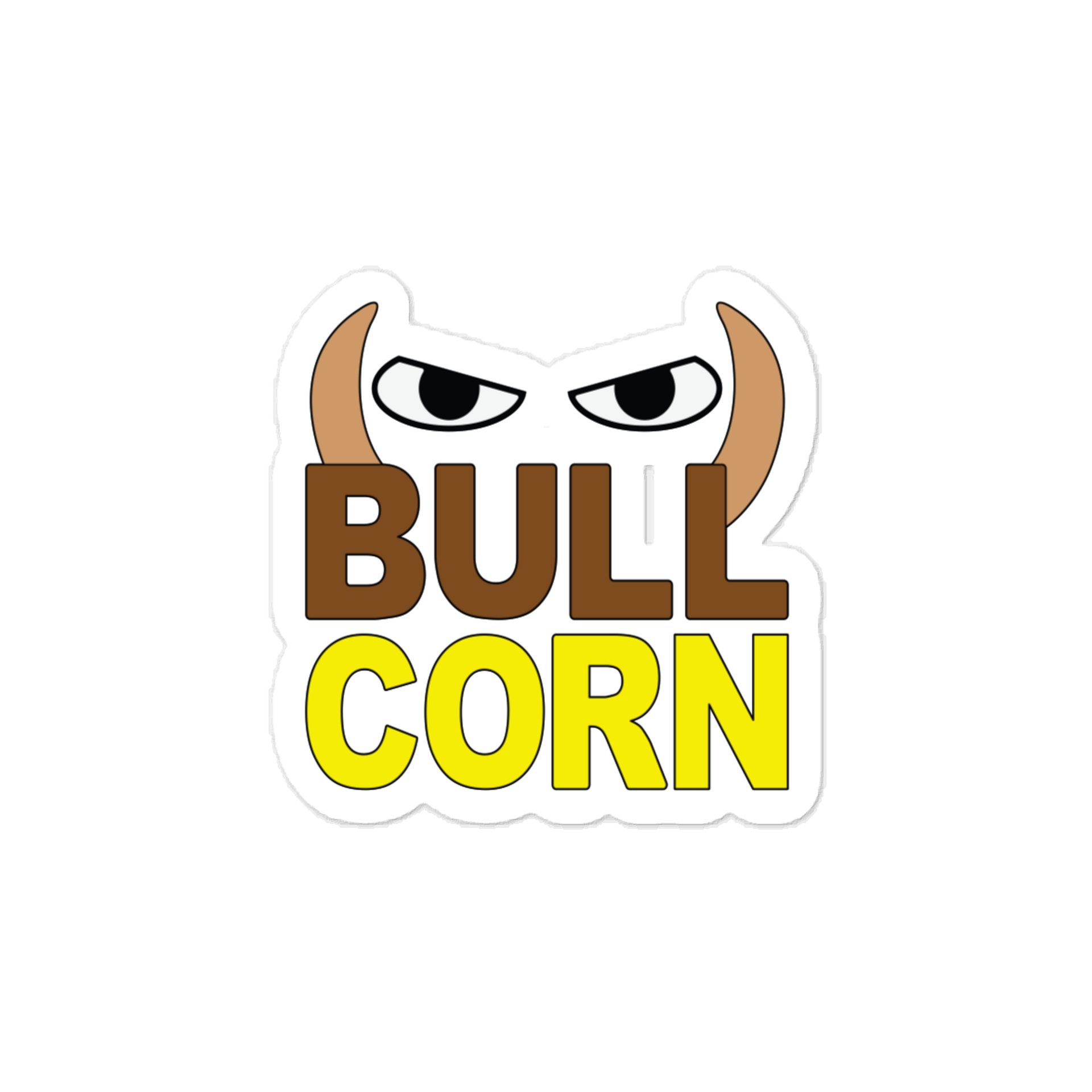 Bull Corn Sticker product image (1)