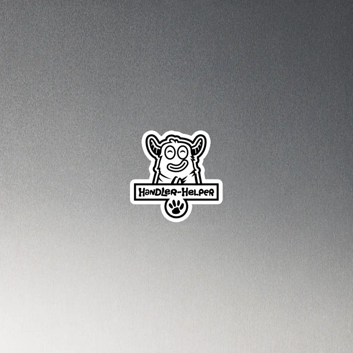 Handler-Helper Badge Magnet product image (2)