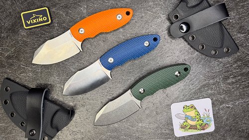 The @vixino_knives Tobico.  This is another production design that is out by myself and @tim_bushy.  A really great fixie eit...