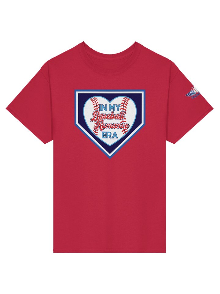 Baseball Romance Era Home Plate Heart T-Shirt product image (4)