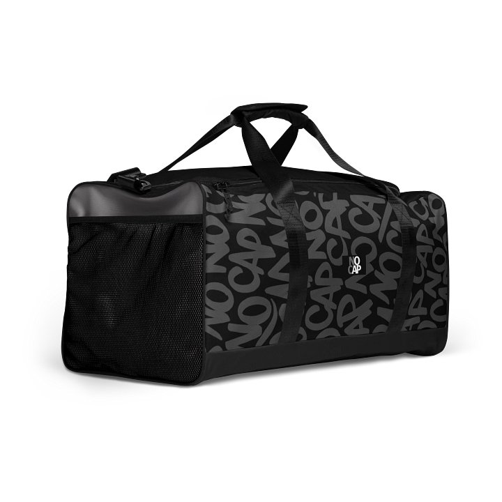 NO CAP | Legacy Series Duffel Bag – Black Pattern Edition product image (2)
