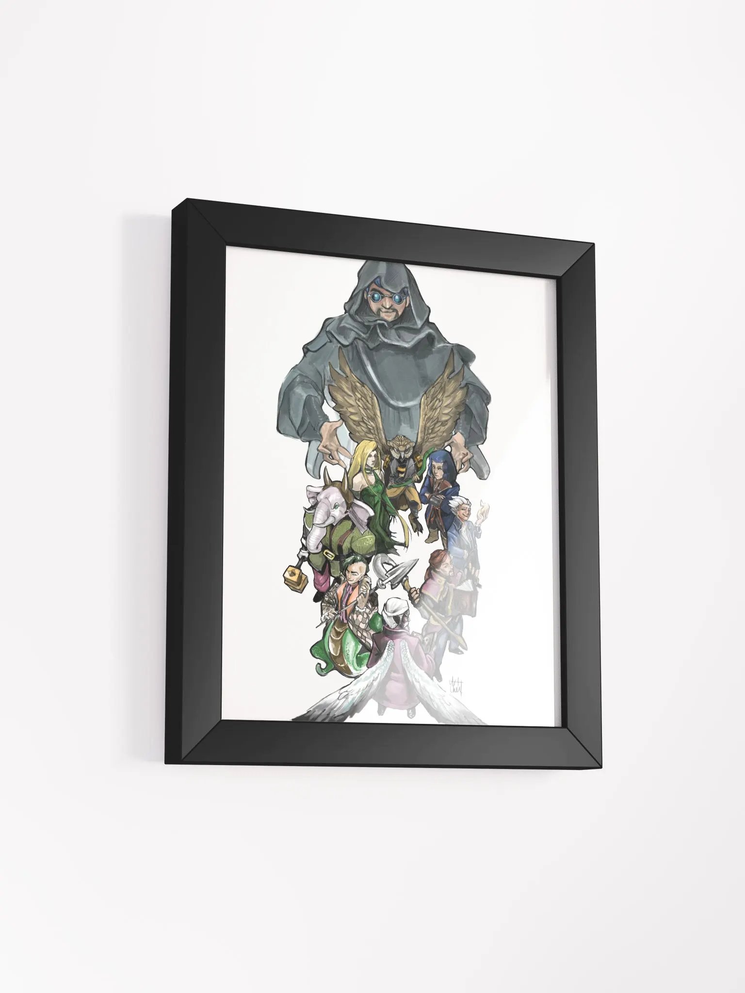 The Menagerie Framed Wall Print product image (13)