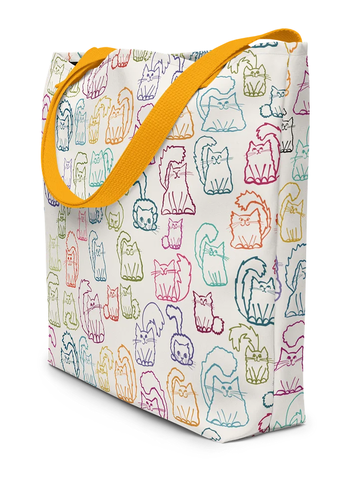 Sooo Many Cute Kitties Large Tote Bag product image (2)