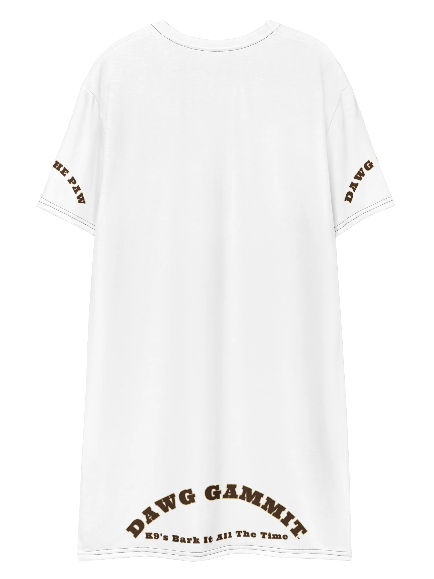 Dawg Gammit Wanted Chihuahua T-shirt Dress product image (2)