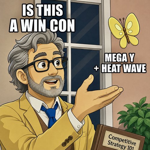 Live with AI Champions VGC. ⚔️

Today’s advanced strategy:

Mega Charizard Y + Heat Wave.

That is the lesson.

📺 http://twit...