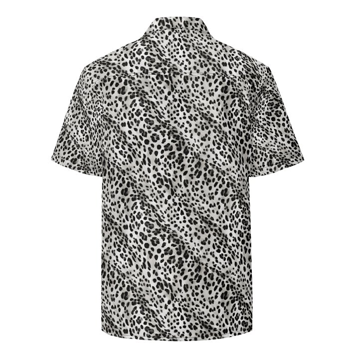Grey Leopard Hawaiian Shirt product image (2)