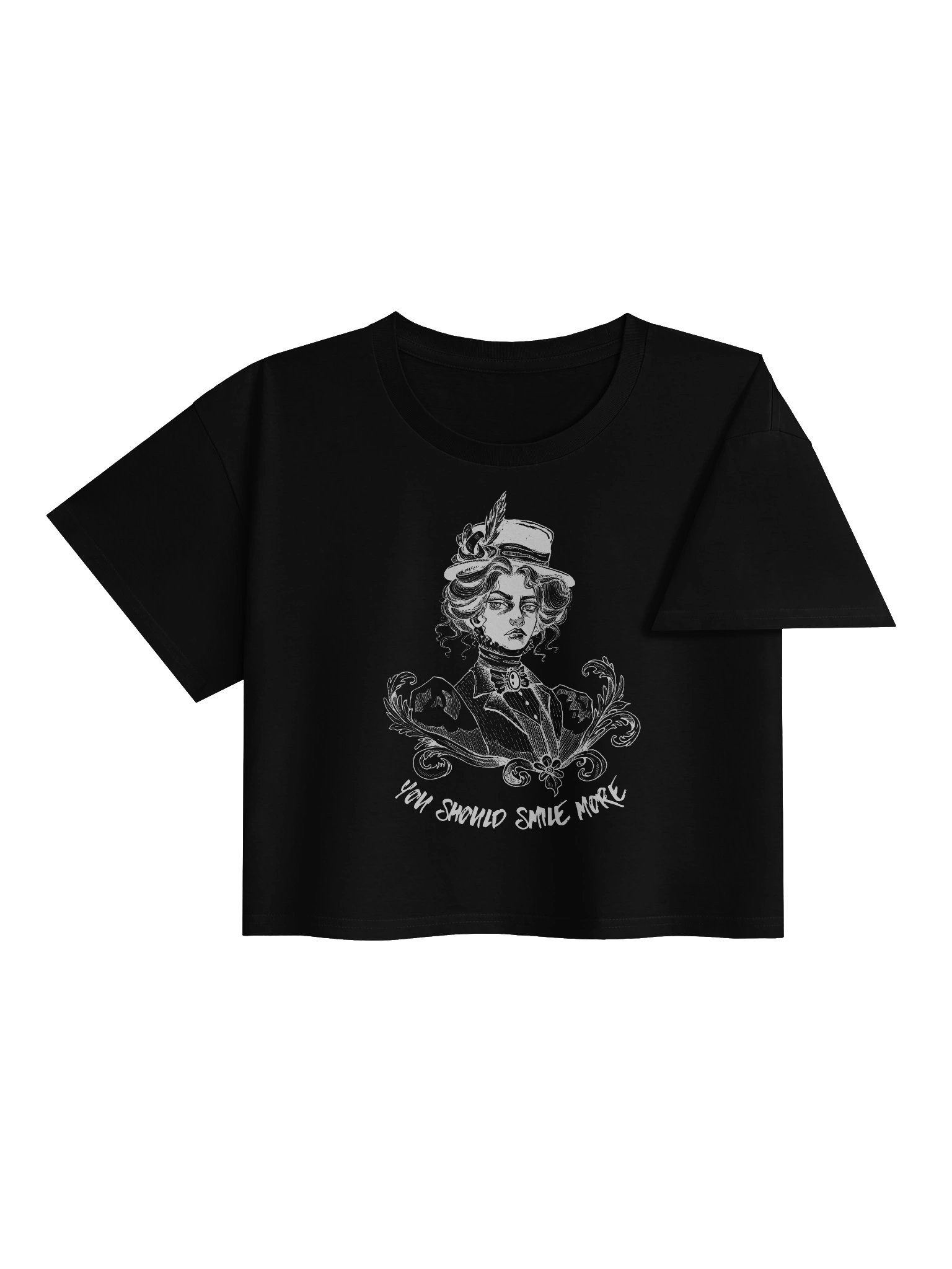 "SMILE MORE" Crop Top (Design #2) product image (3)