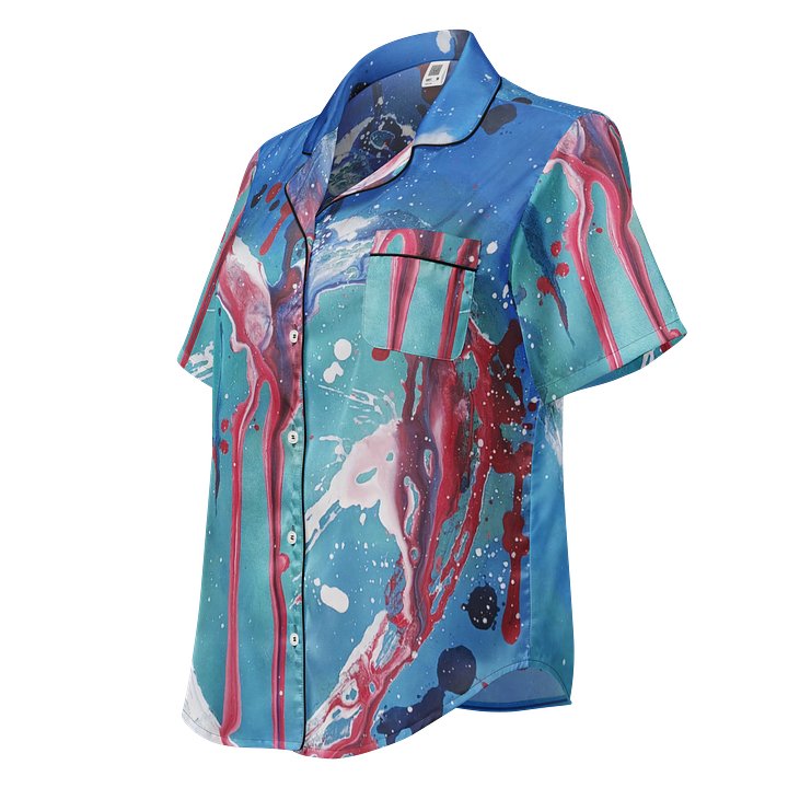 Fließendes Herz Pjama Oberteil product image (1)