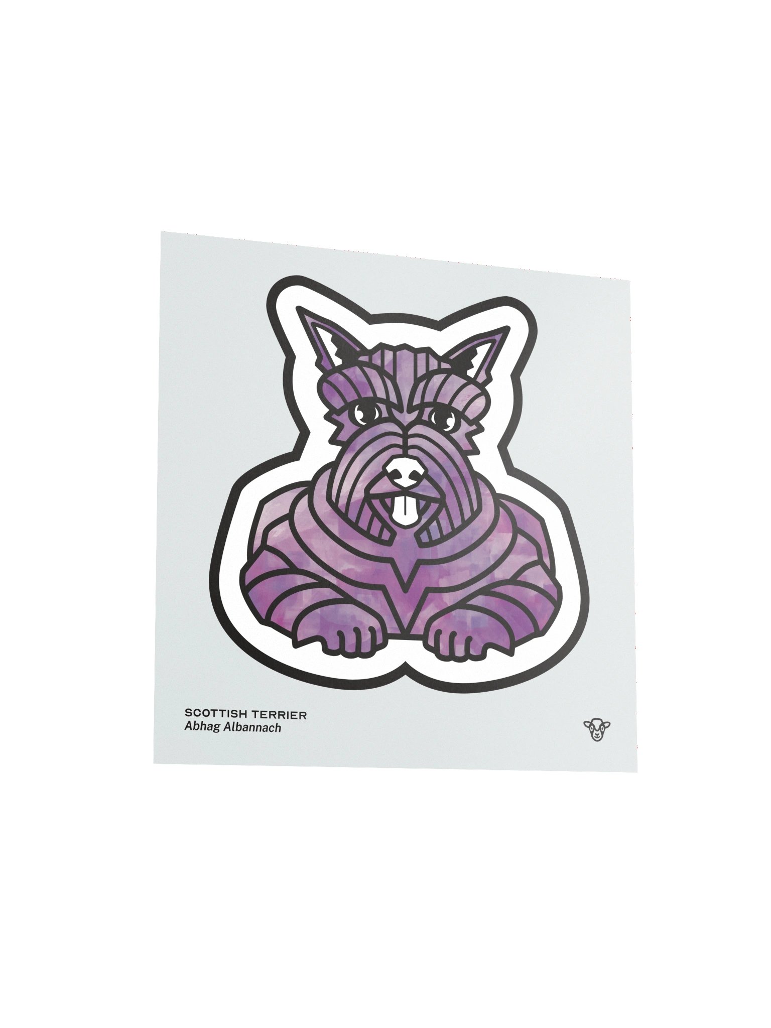 Scottish Terrier Matte Square Print product image (3)