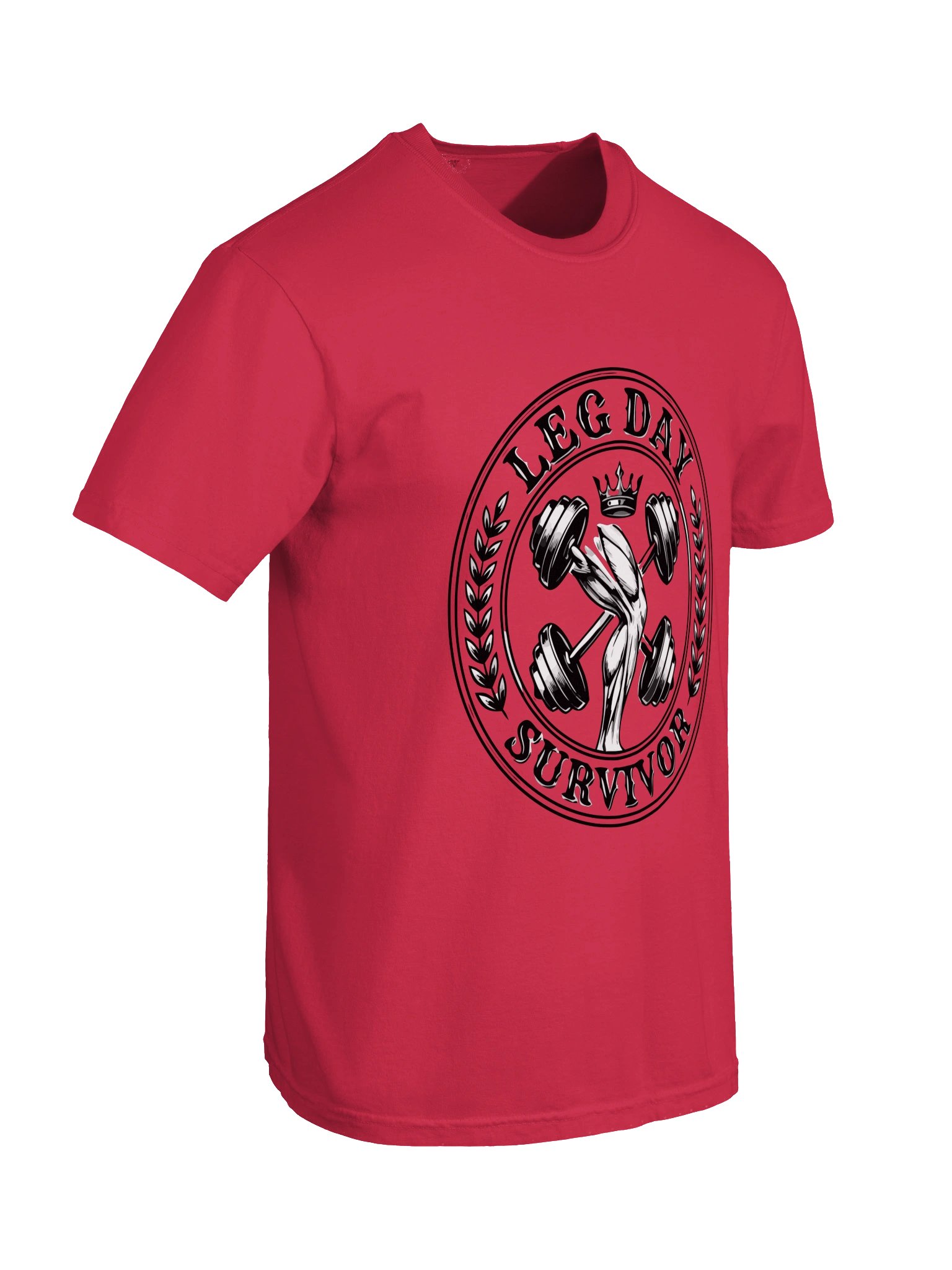 Leg Day Survivor - Vintage Crest Gym T-Shirt product image (5)