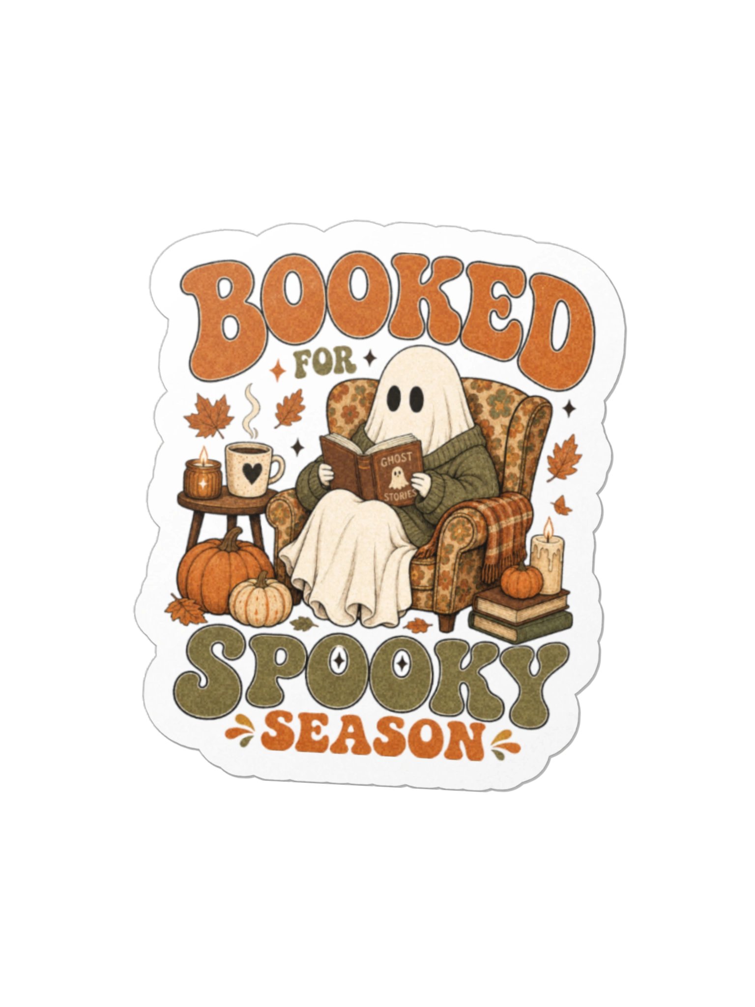 Booked for Spooky Season Sticker product image (2)