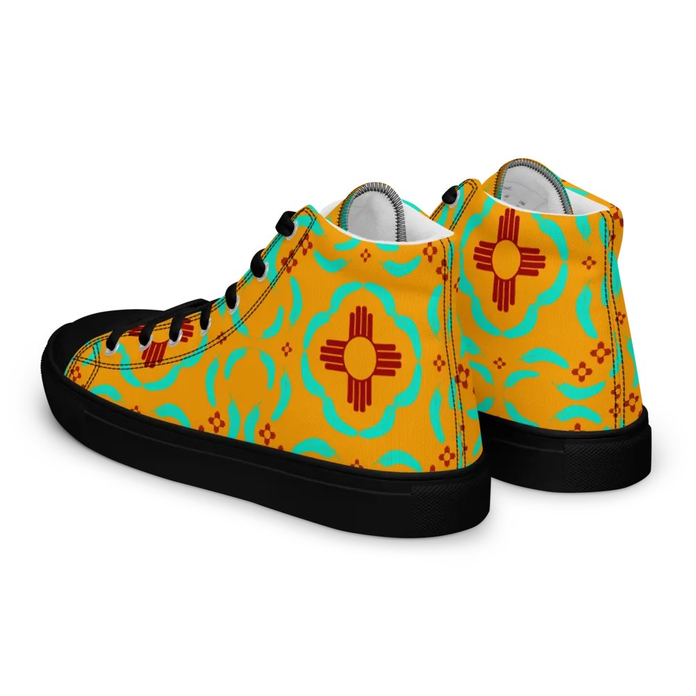 Zia Turquoise Feather High Tops product image (9)