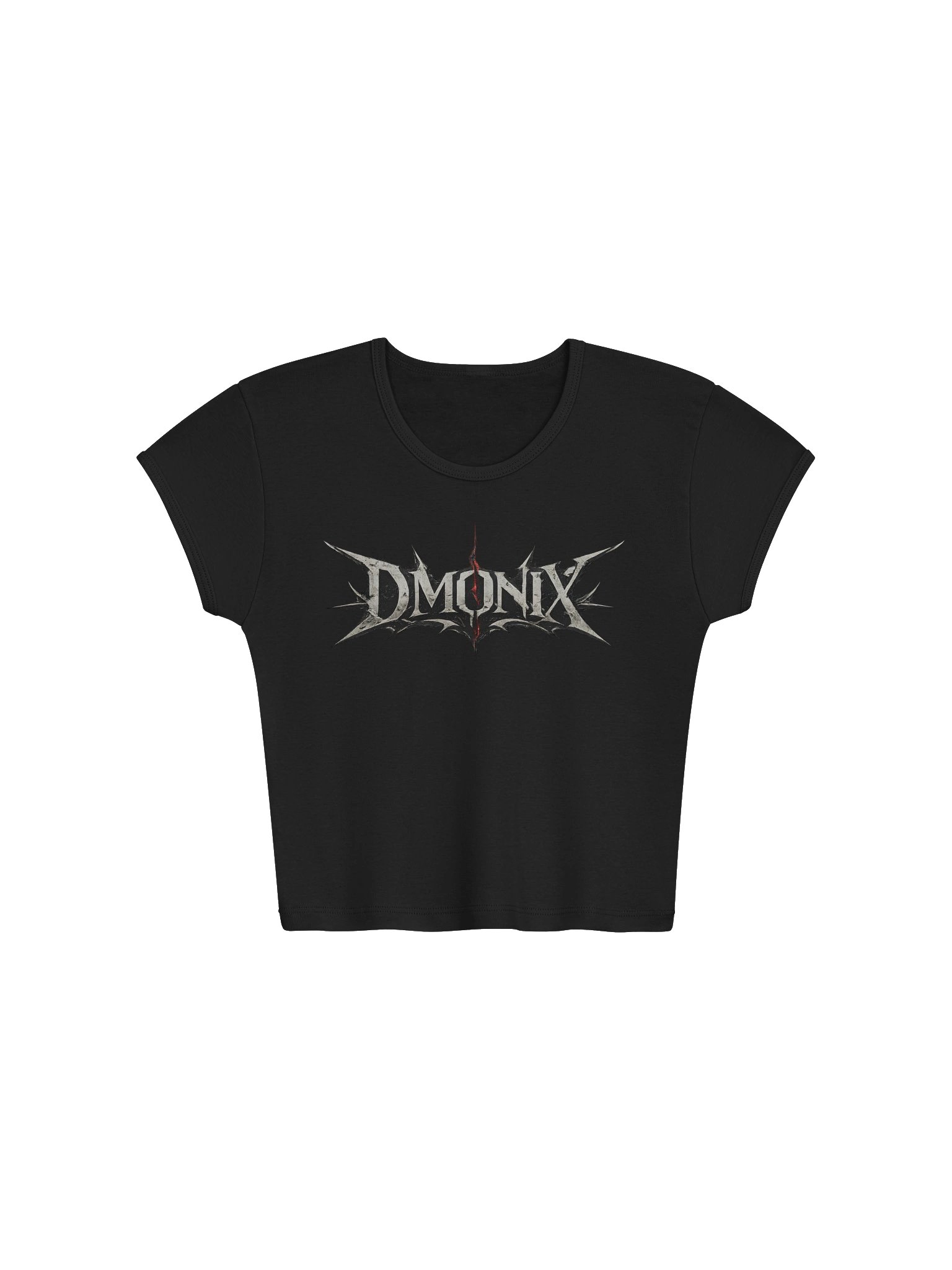 DMONIX Spiked Logo Baby Tee product image (2)