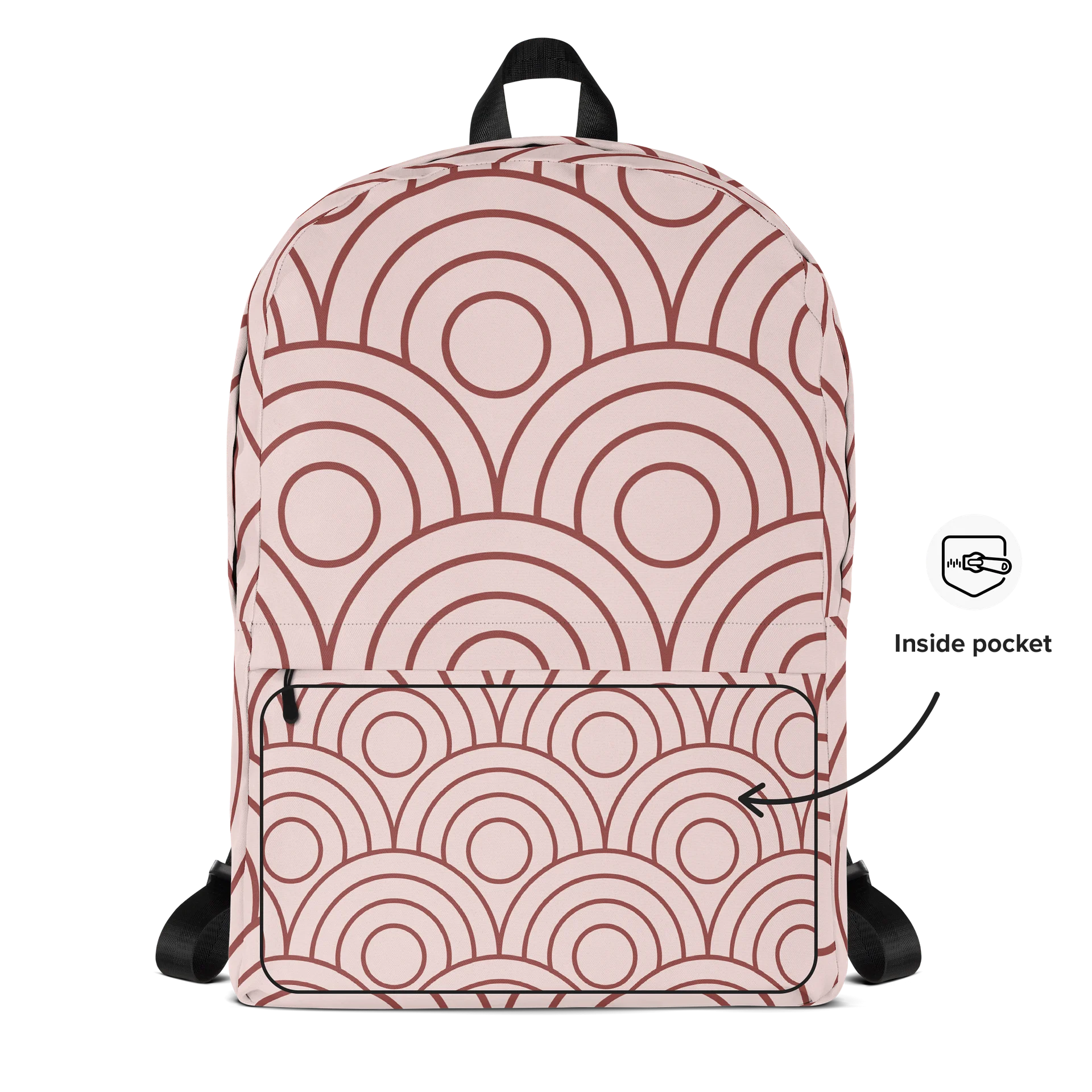 LowkeyFire Pattern All-Over Print Backpack product image (5)