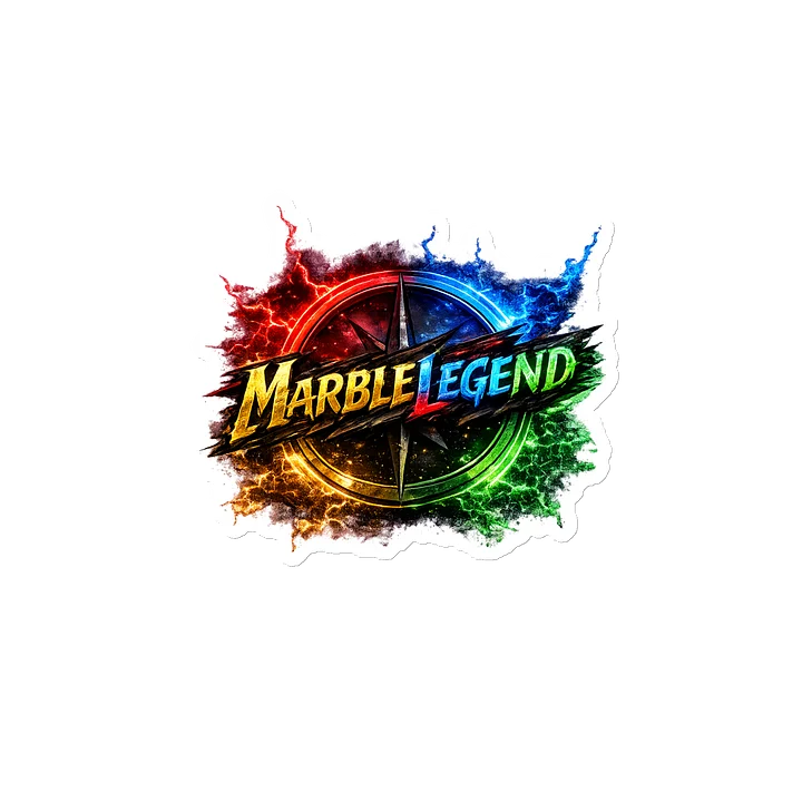 MARBLE LEGEND — Die-Cut Logo Magnet product image (2)