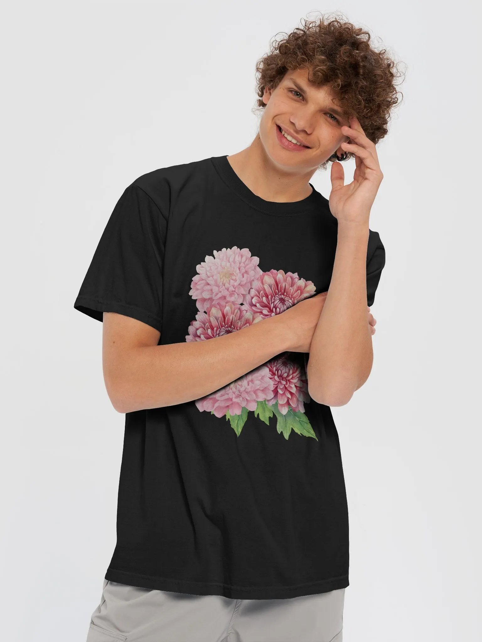 Chrysanthemum Bloom Cotton Tee product image (9)