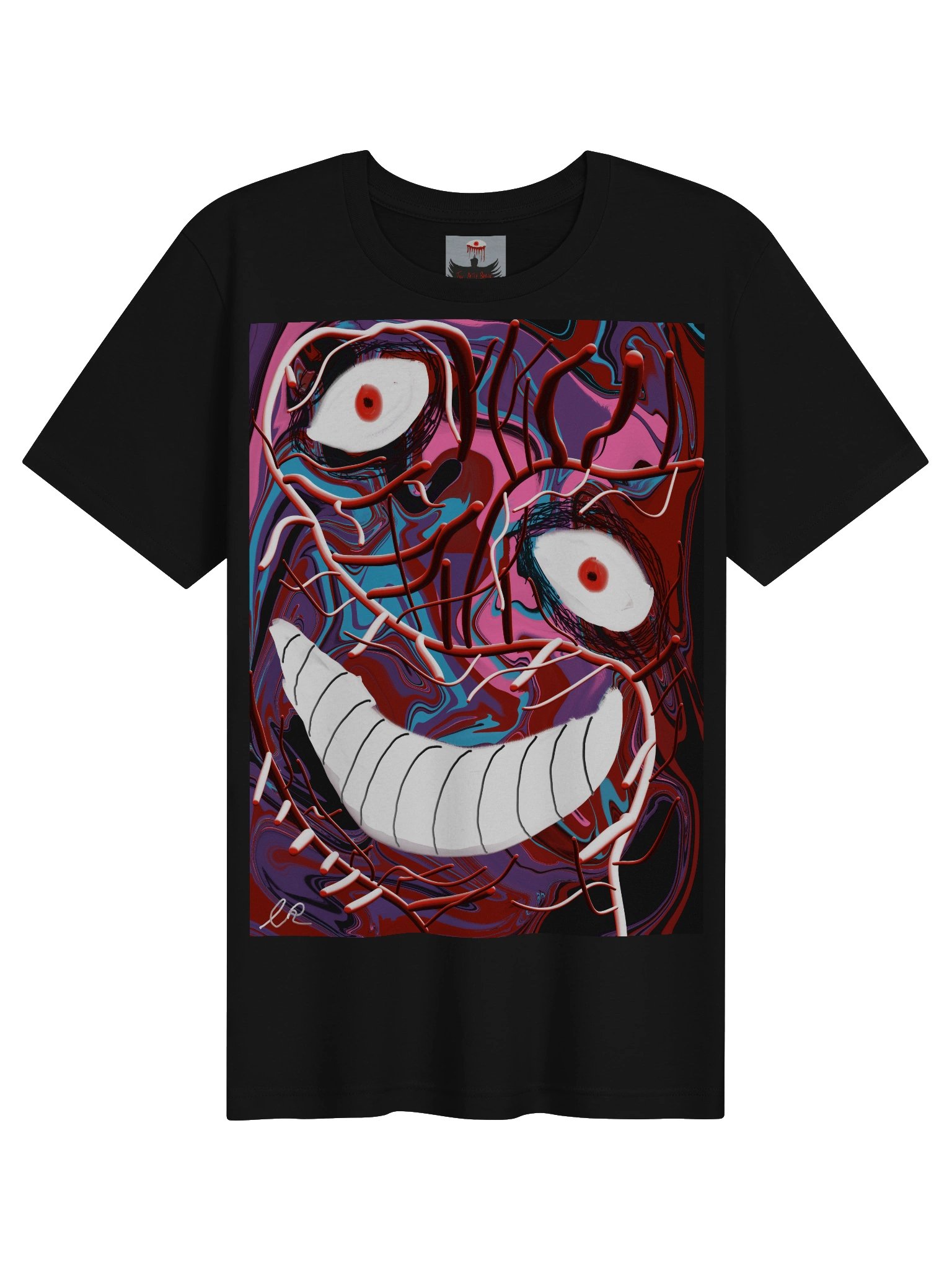 Abstract Monster Face Tee product image (1)
