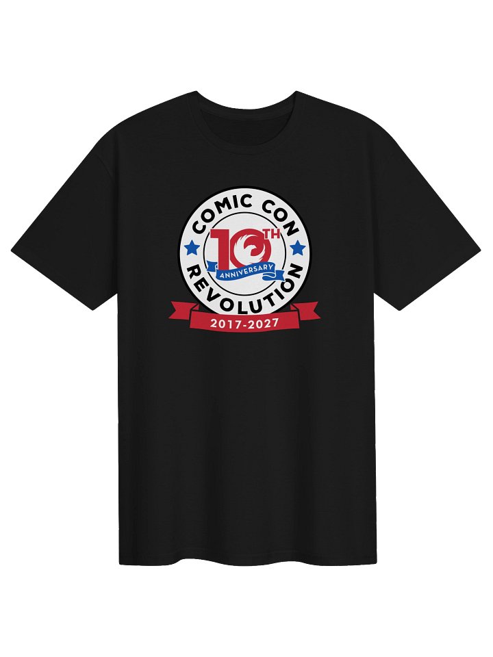Comic Con Revolution 10th Anniversary Bullet Logo Tee product image (1)