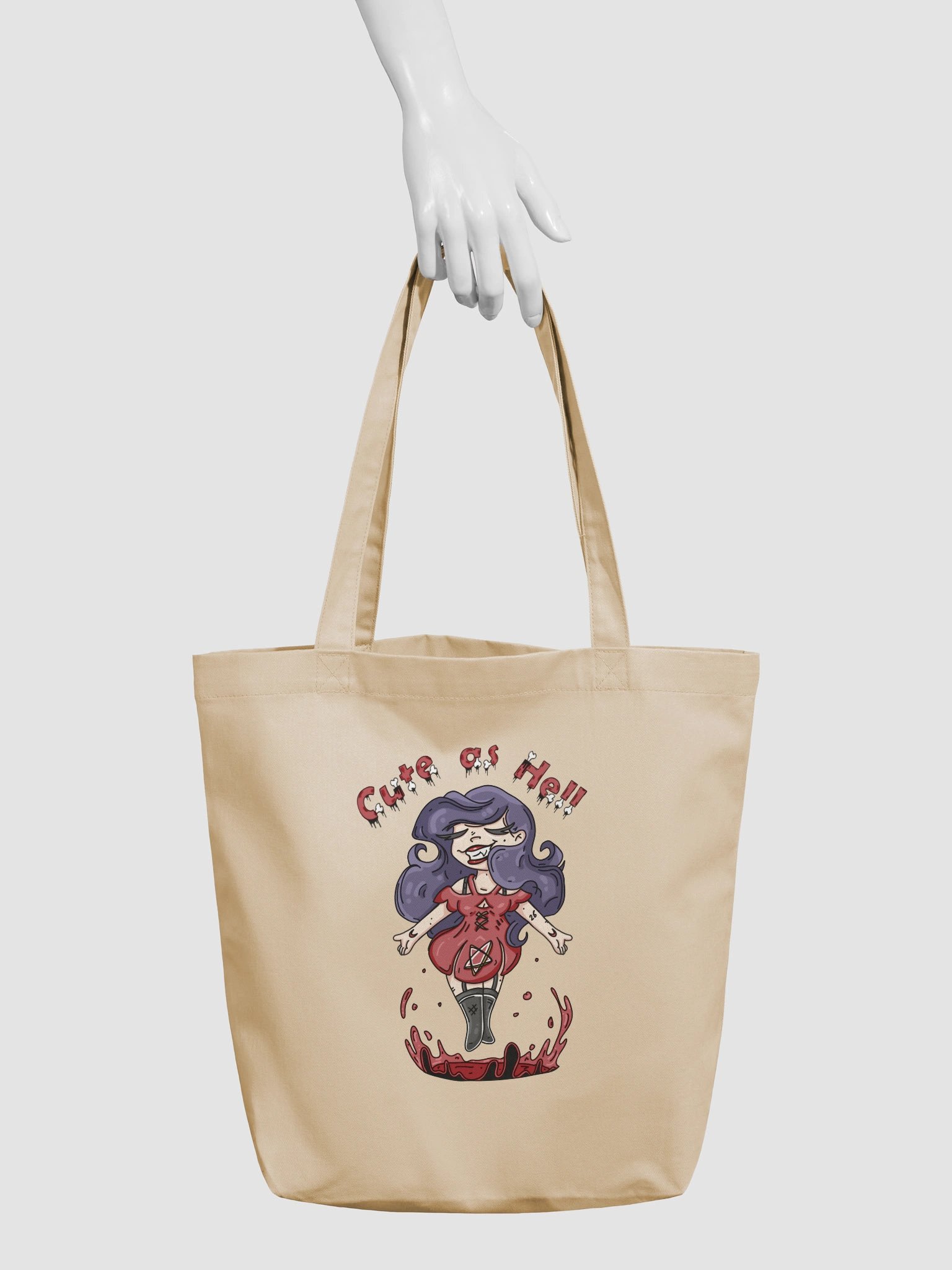 Cute As Hell Tote Bag product image (3)