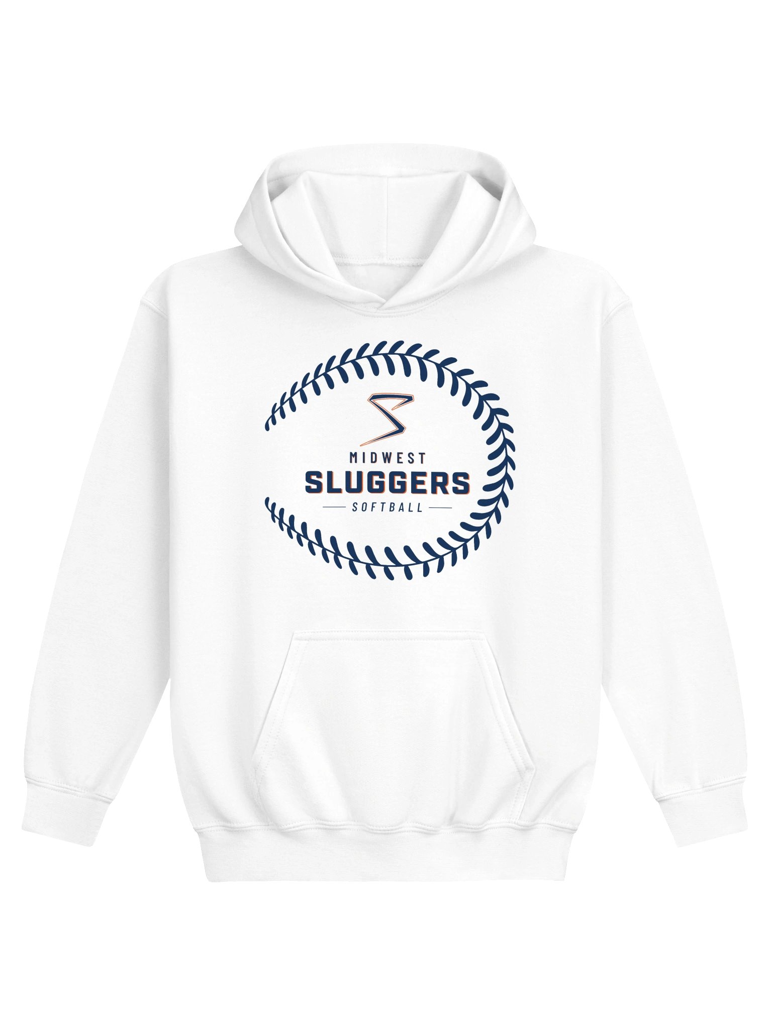 Sluggers Softball Stitch Youth Hoodie product image (3)