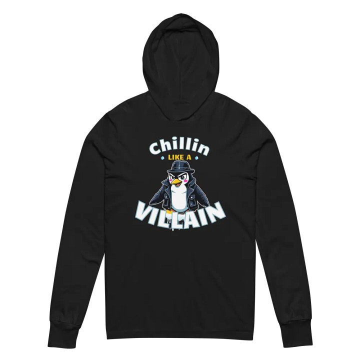 Chillin' Penguin Unisex Hooded Tee product image (7)