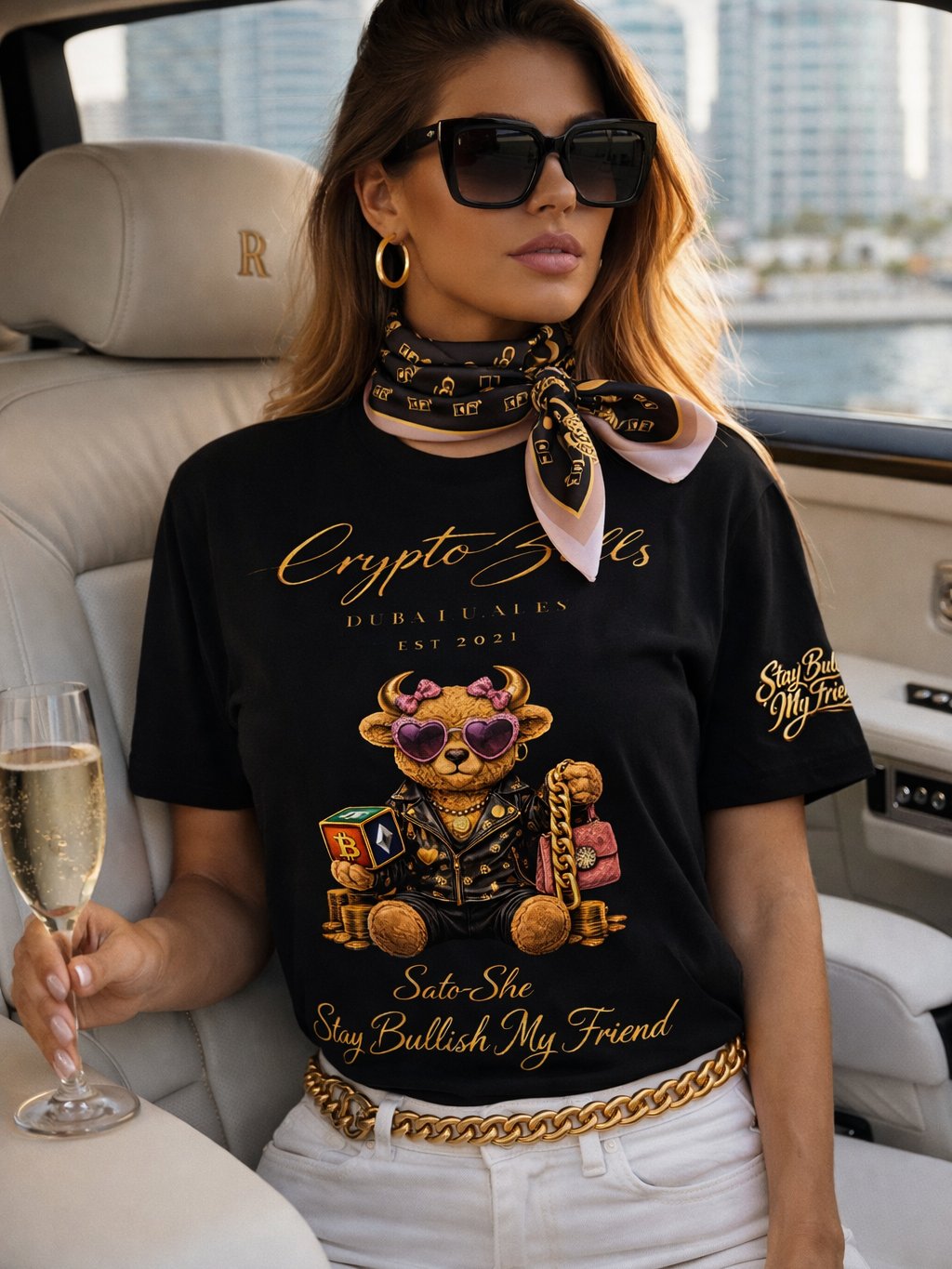 SatoShe Teddy Bull Tshirt - Bullish Collection product image (1)