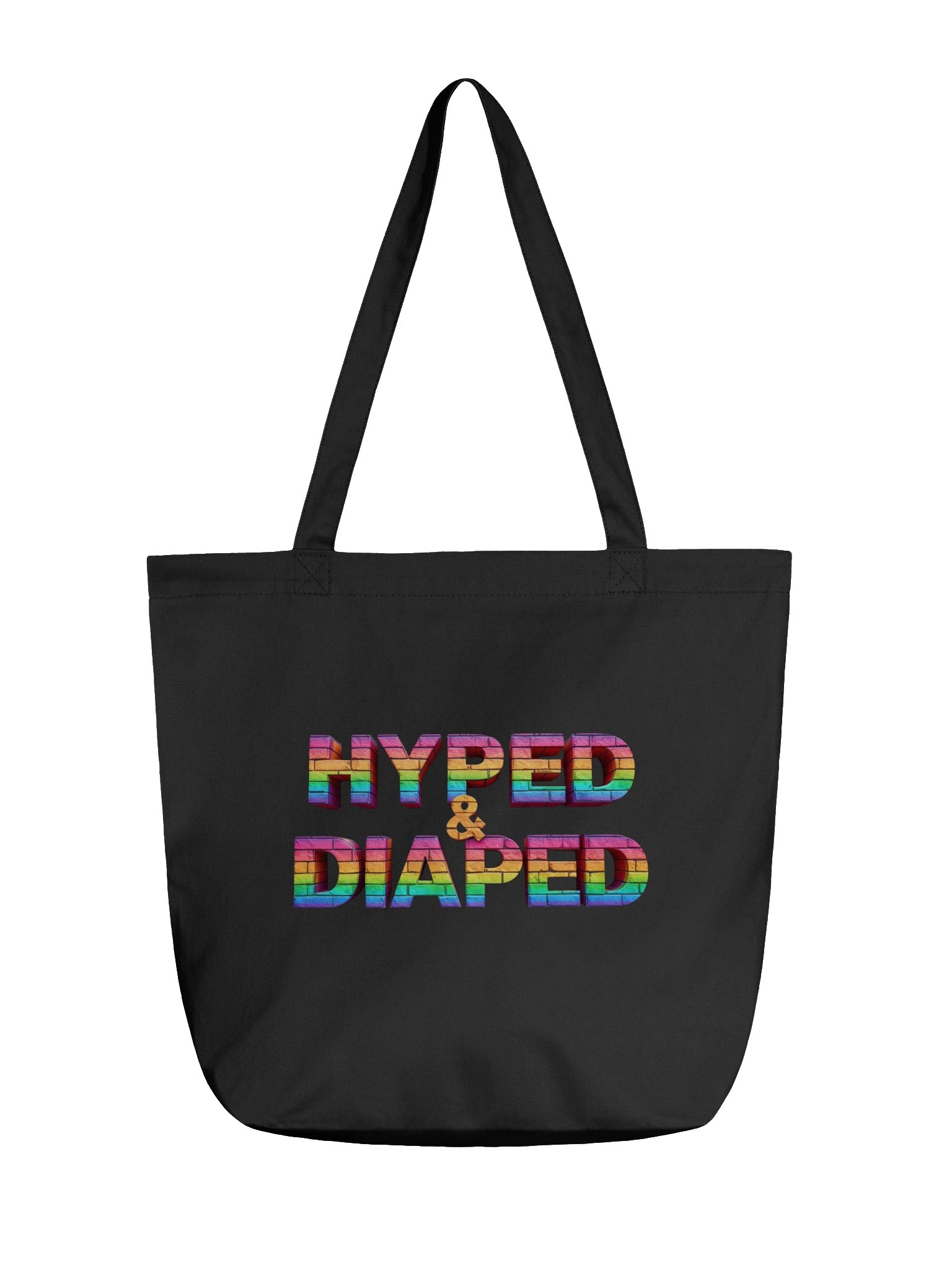 "Hyped & Diaped" Tote Bag product image (1)