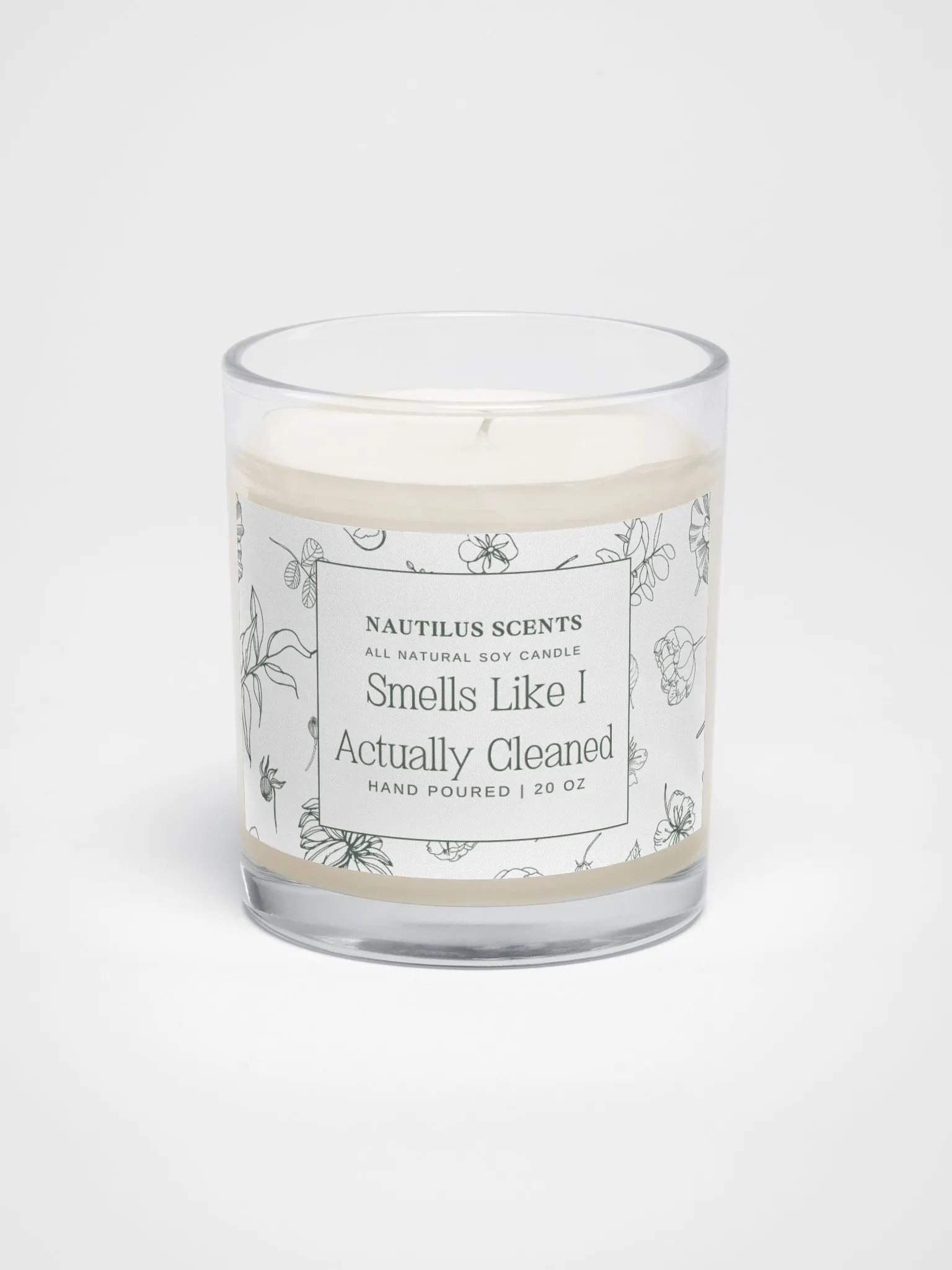 Nautilus Natural Soy Candle: Smells Like I Actually Cleaned product image (1)