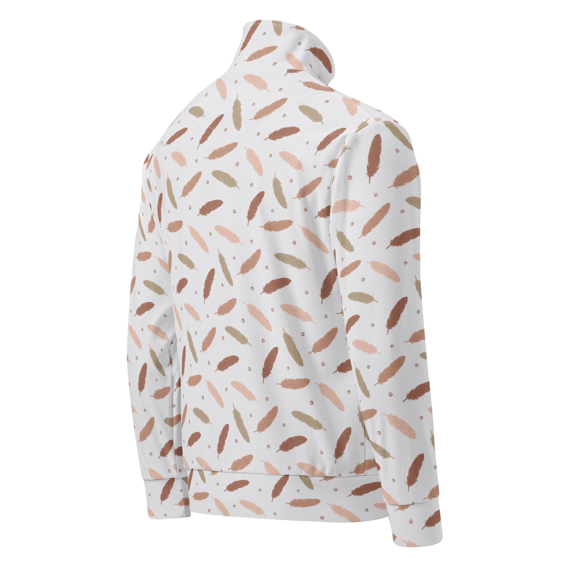 Mocha Mousse Feathers Recycled Track Jacket product image (2)