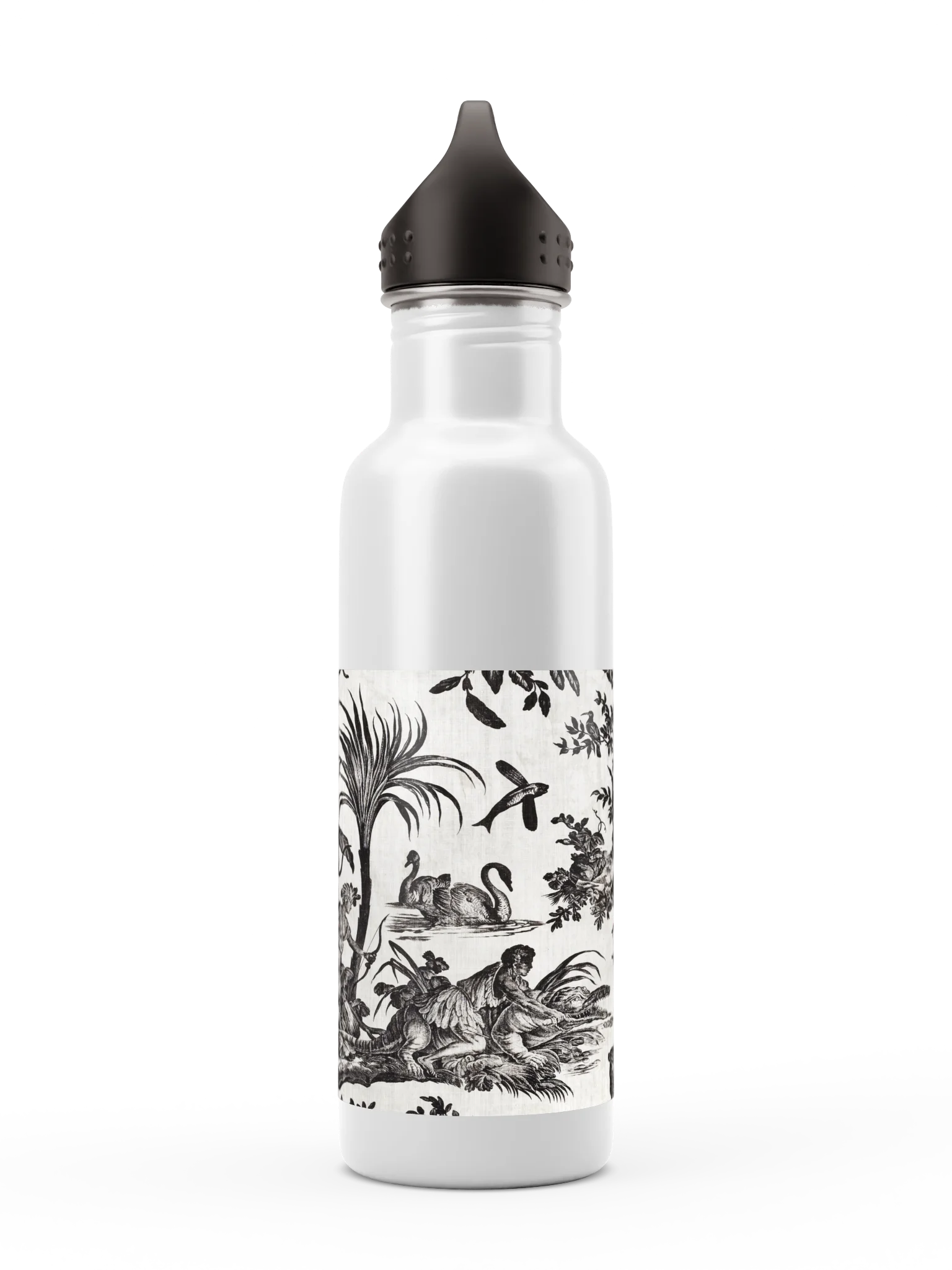 Vintage Tropical Toile Water Bottle product image (3)