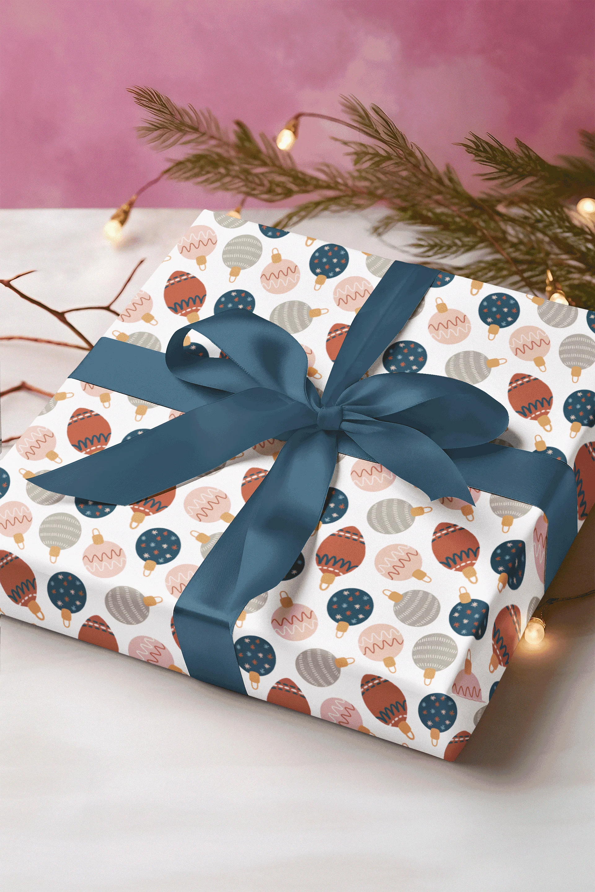 Christmas Ornament Wrapping Paper product image (1)