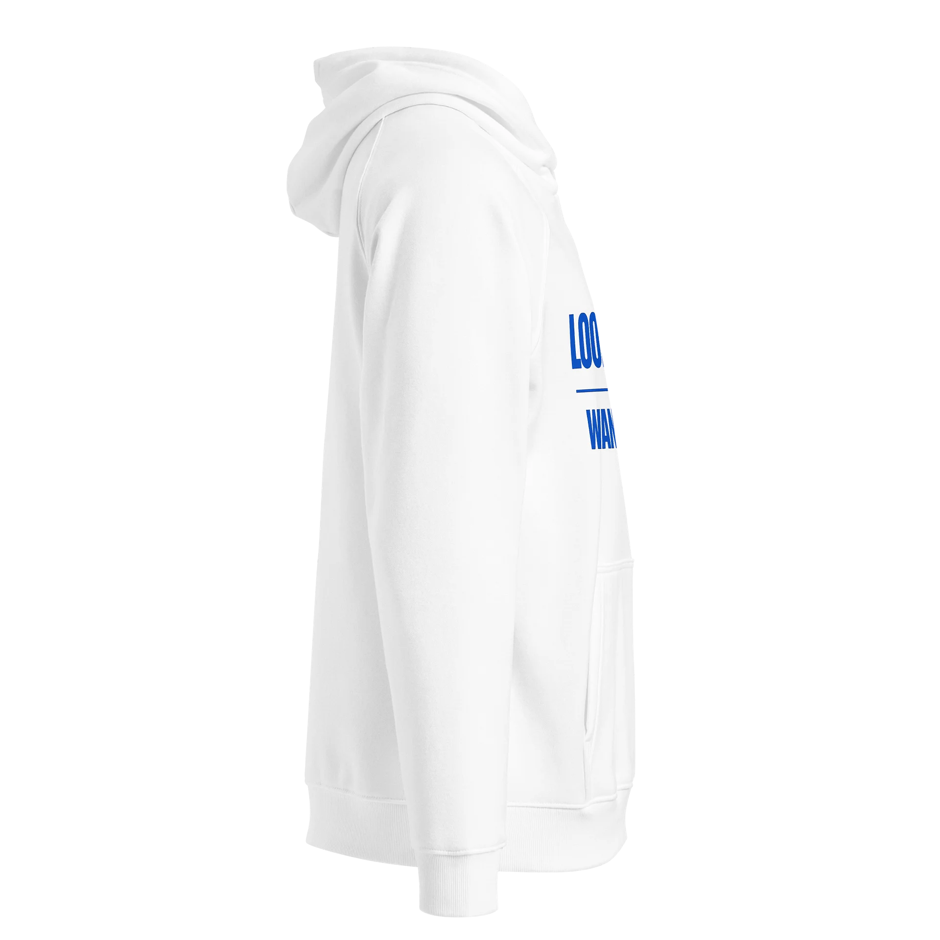 Look At God White Hoodie Blue Edition product image (3)