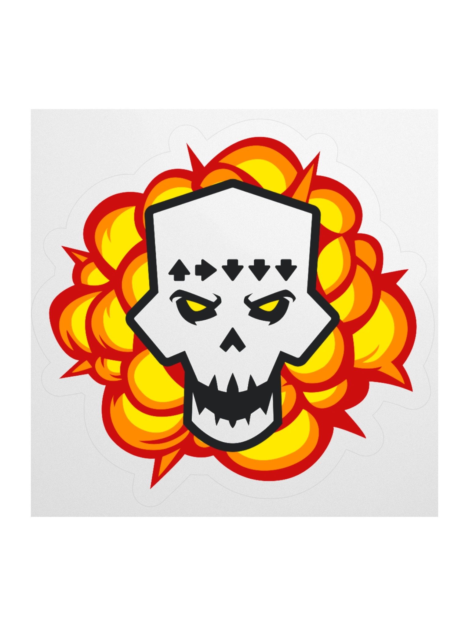 Hell Blast Logo Sticker product image (1)