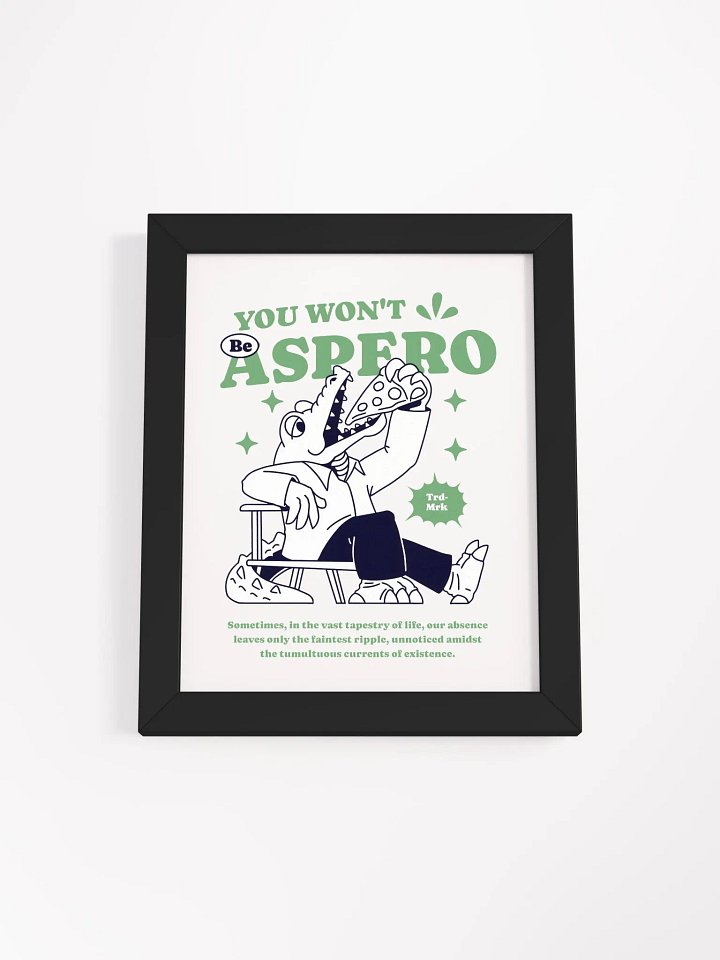 Reclining Crocodile Pizza Party Poster product image (14)