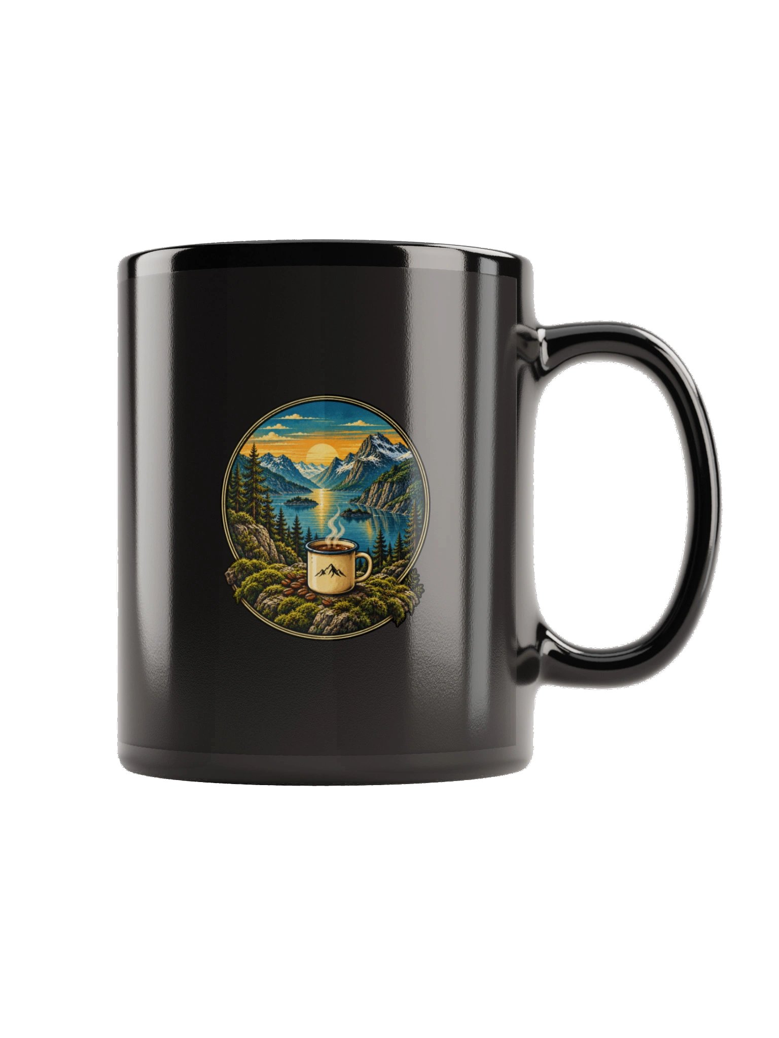 Mountain Lake – Coffee & Wild Escape Mug product image (5)