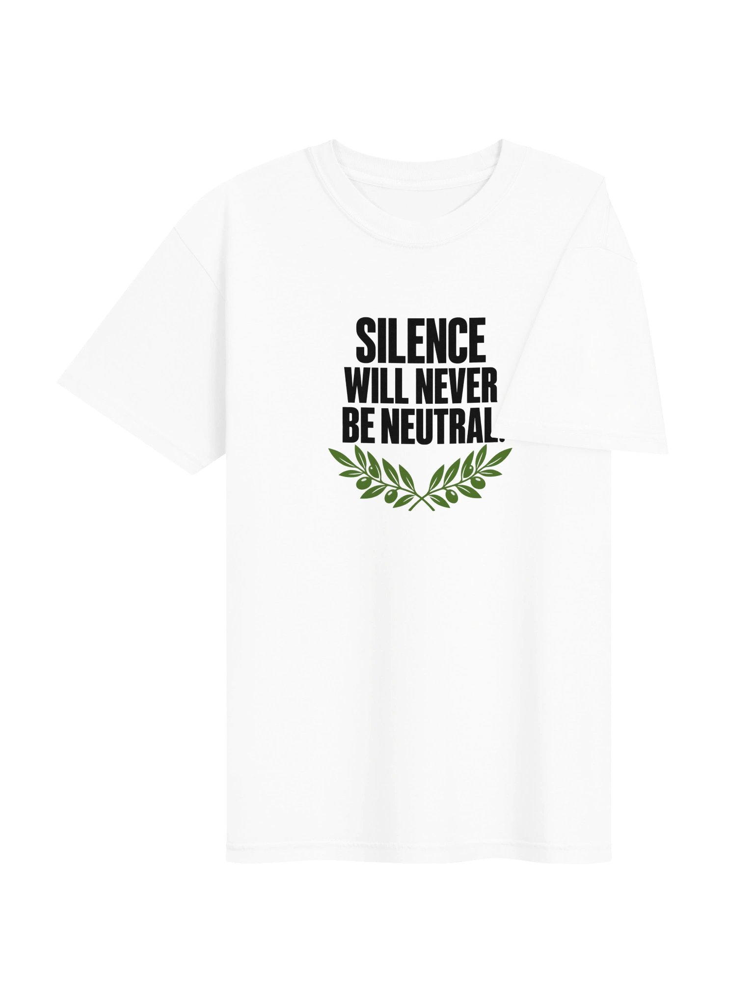 Silence Will Never Be Neutral T-Shirt: A Tribute to Our “Friend” Ed Sheeran white product image (4)