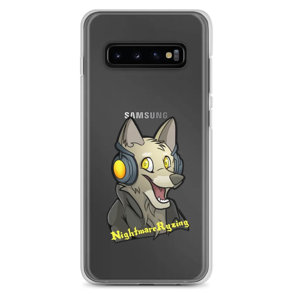 Nightmare Ryzing Anthro-Wolf Clear Samsung® Case product image (7)