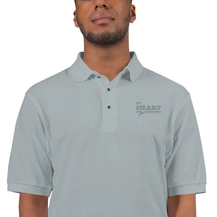 By Heart tone-on-tone Gray Polo Shirt product image (1)