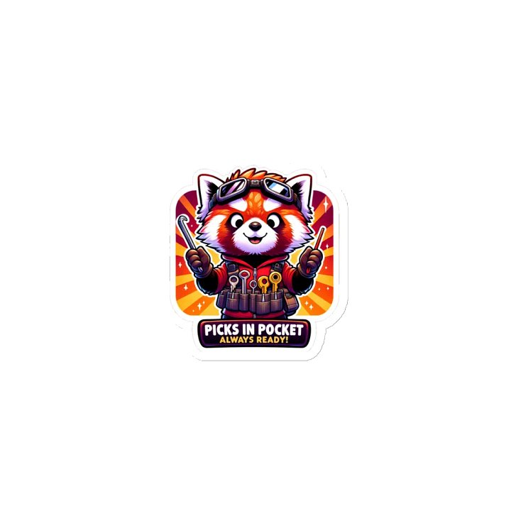 Cipher Panda Die Cut Magnet product image (1)
