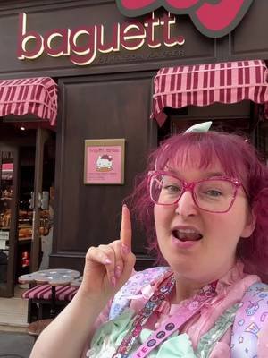 I tried the Baguett. X Hello Kitty collaboration so you don't have to!   The store is really cute and I love Kitty-chan rocking the ultimate French look : baguette and beret !   #baguett #hellokittycollab