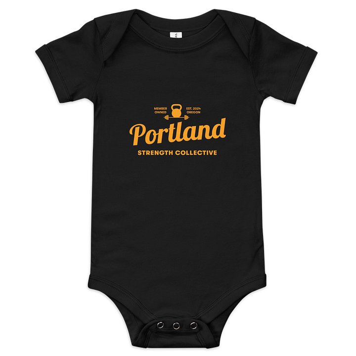 Infant PSC "Say Cheese" Onesie (Gold Logo) product image (1)