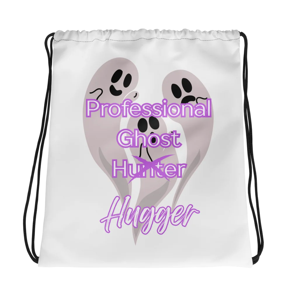 Ghost Hugger Drawstring Bag product image (1)